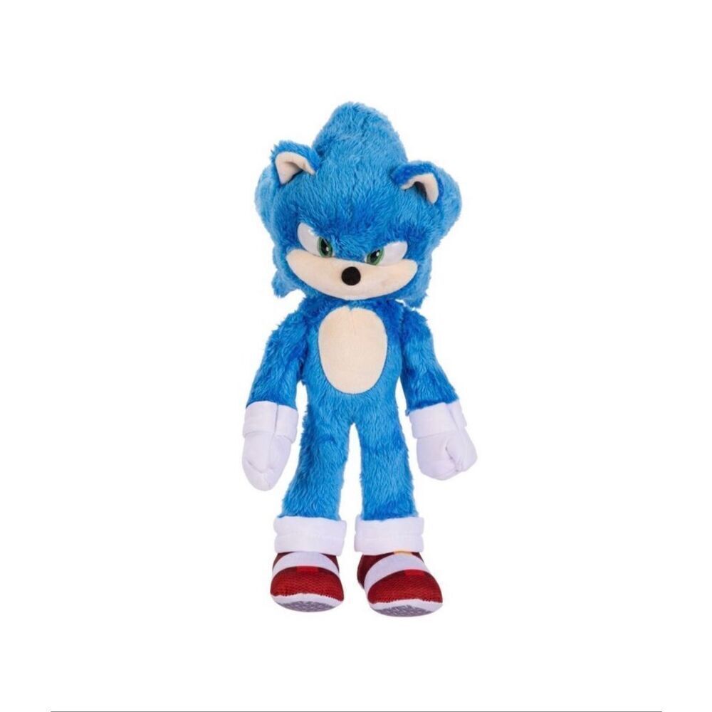 Sonic the Hedgehog 3 Deluxe premium stuffed plush toy new in box 13”